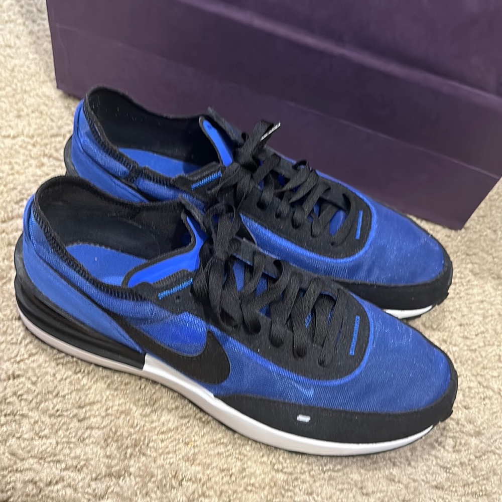 NIKE MEN WAFFLE ONE (RACER BLUE / BLACK-WHITE-BRIGHT CRIMSON)